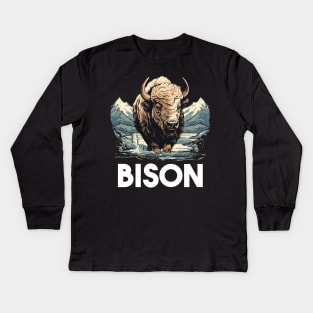 Bison Kids Long Sleeve T-Shirt